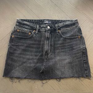 Abercrombie micro mini denim skirt